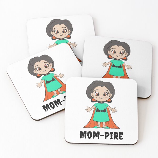 Item preview, Halloween Mom cute vampire Mom-pire cartoon designed and sold by JustSayingGifts.