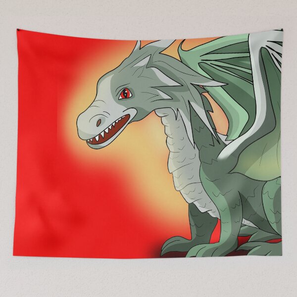 Item preview, Happy smiling friendly dragon  designed and sold by CuisineCat.