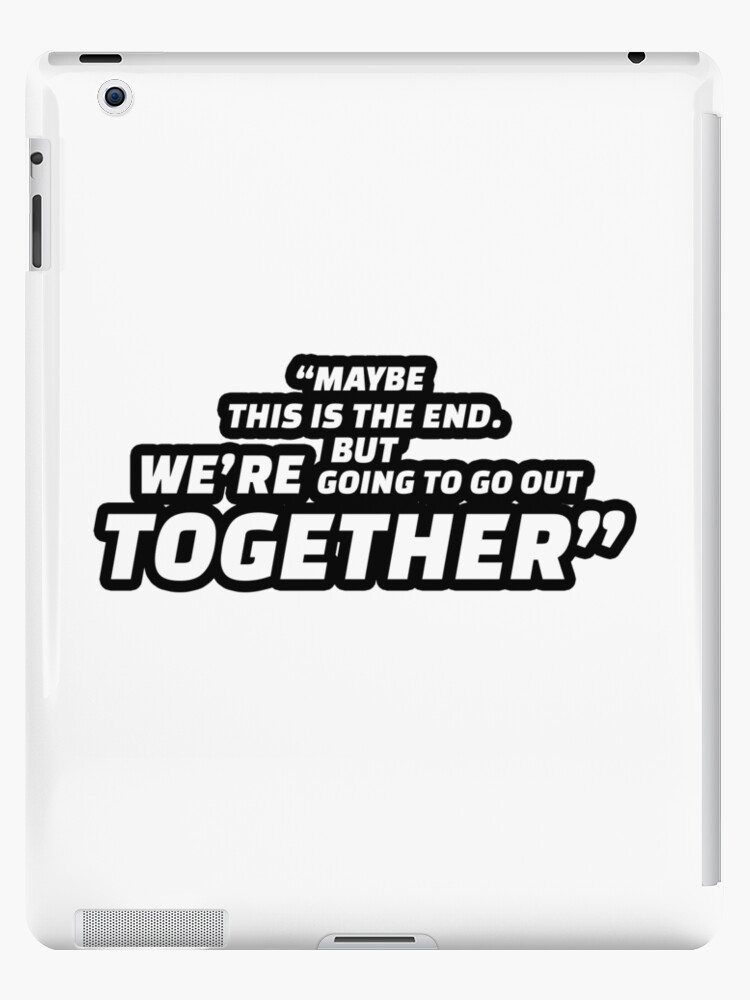 fast and furious 9 quotes, fast 9, Roman Pearce | iPad Case & Skin