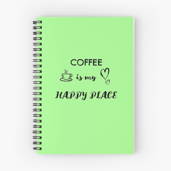 Item preview, Coffee Is My Happy Place 2 funny coffee lover gifts designed and sold by KiriBrero.