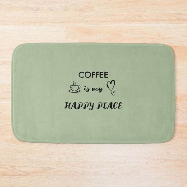 Item preview, Coffee Is My Happy Place 2 funny coffee lover gifts designed and sold by KiriBrero.