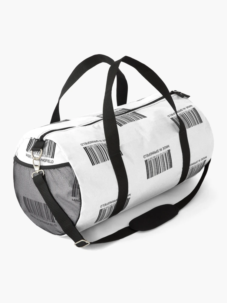 Thumbnail 2 of 3, Duffle Bag, Made In Springfield (Springfield Barcode Label) designed and sold by molamode.