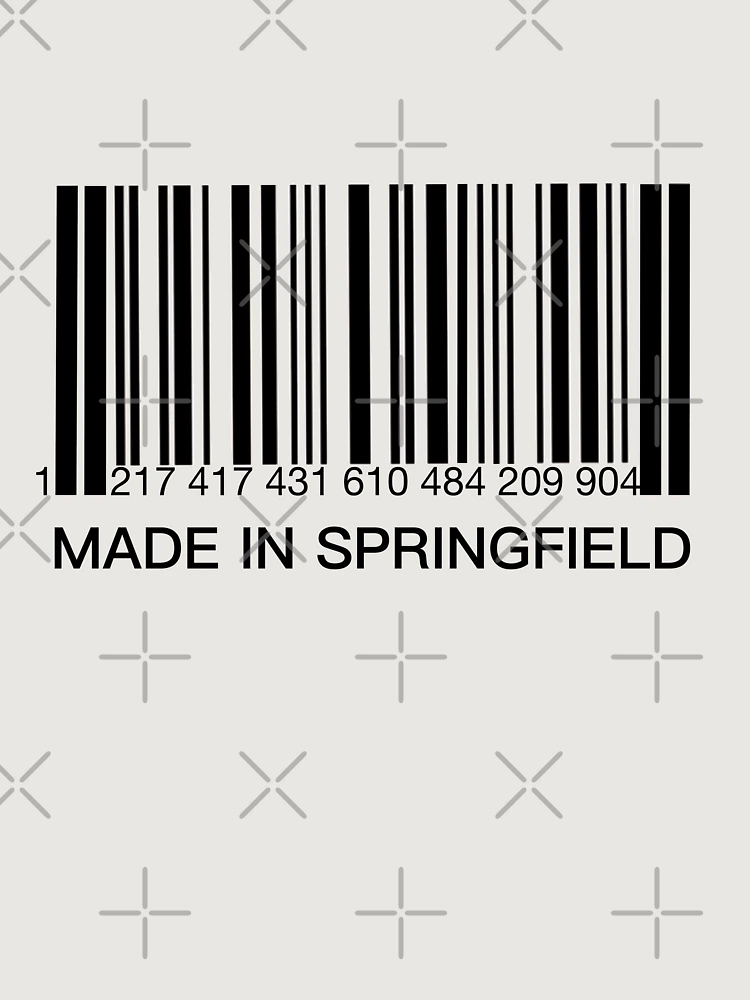Thumbnail 6 of 6, Premium Oversized Sweatshirt, Made In Springfield (Springfield Barcode Label) designed and sold by molamode.