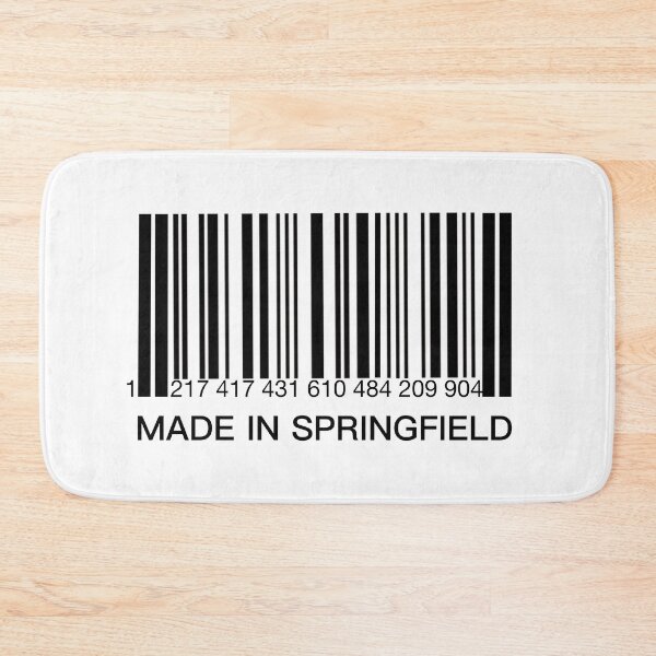 Item preview, Made In Springfield (Springfield Barcode Label) designed and sold by molamode.