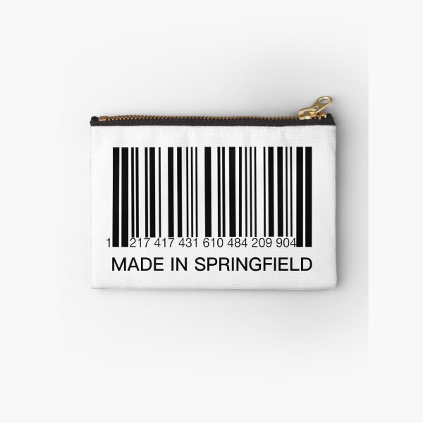 Item preview, Made In Springfield (Springfield Barcode Label) designed and sold by molamode.