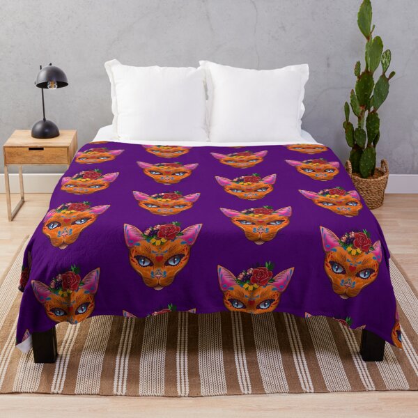Item preview, SUGAR SKULL CAT designed and sold by MAYRA PEREZ.
