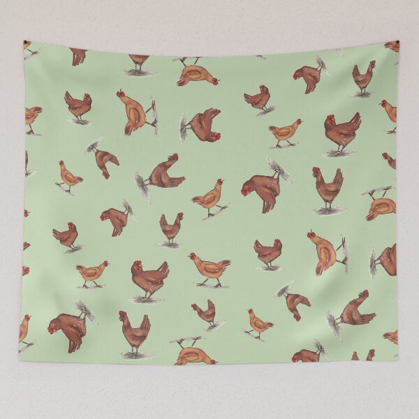 Item preview, Chickens! Chooks! Hens! Green designed and sold by TTWG.