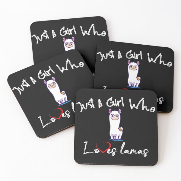 Item preview, Just a girl who loves lamas, vicuña, guanaco, Lama glama, Vicugna designed and sold by DonmedPro1.