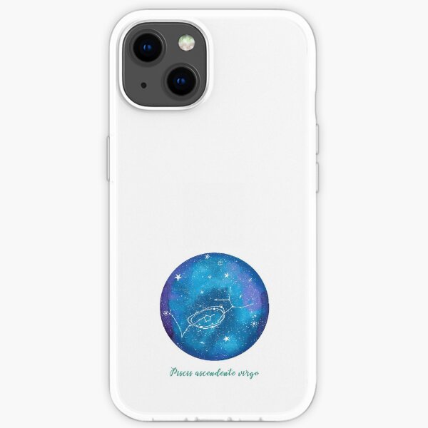 Constellations of pisces y virgo iPhone Soft Case