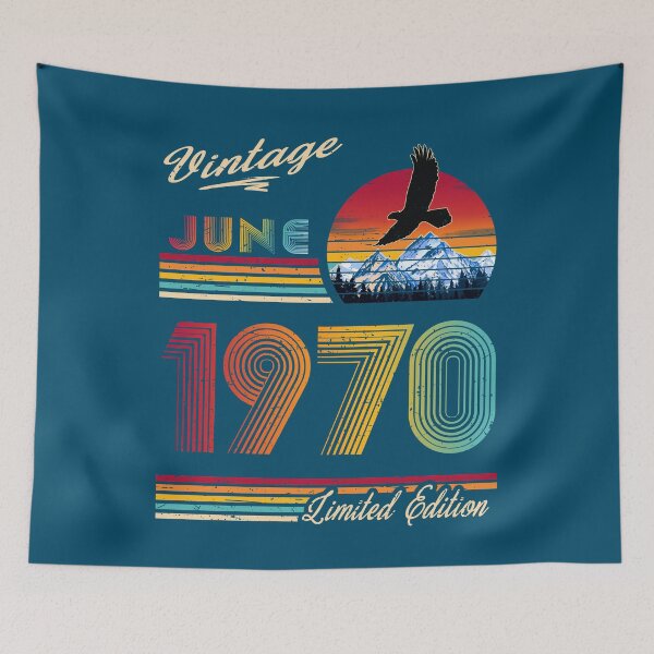 Item preview, Vintage June 1970 Birthday designed and sold by GreenSplash.