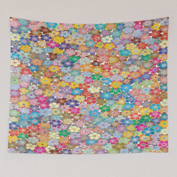 Item preview, Colored Flowers designed and sold by TasAlex.