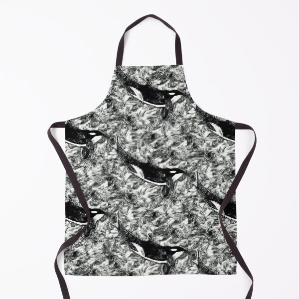 Item preview, Orca Swimming ( Black and White) designed and sold by LisaMPierce1990.
