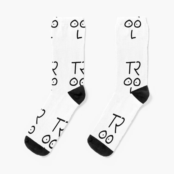  Troll face text Socks