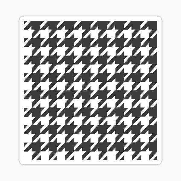 Houndstooth Pattern Sticker