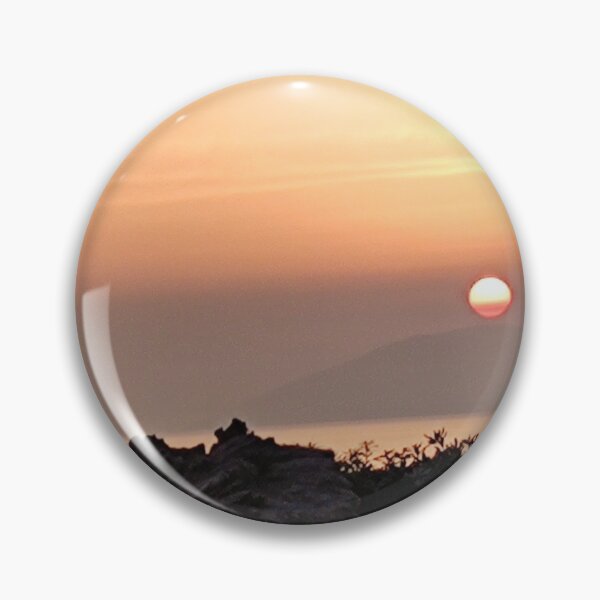Item preview, Sunset behind Greek island designed and sold by petros0077.