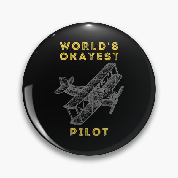 Item preview, World's Okayest Pilot designed and sold by UTMstore.