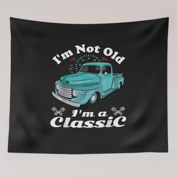 Item preview, I'M NOT OLD I'M CLASSIC , Classic Car Lover Gift Idea , Funny Classic Car , Classic Car Owner  designed and sold by justbejoker.