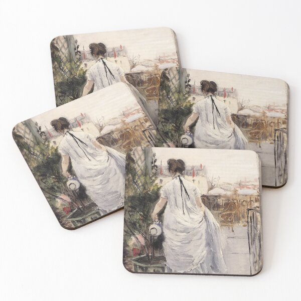 Item preview, Young Woman Watering a Shrub, Berthe Morisot, 1883 designed and sold by goodimpressions.