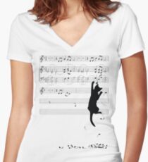 Mischief Women's Fitted V-Neck T-Shirt