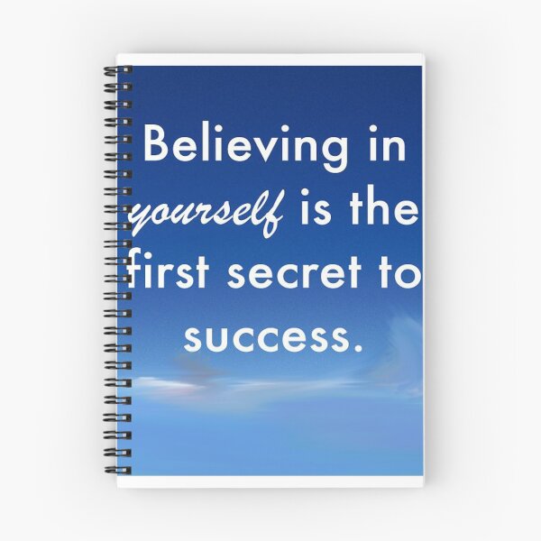 Item preview, Believing in Yourself is the First Secret to Success designed and sold by bujji4frinds.