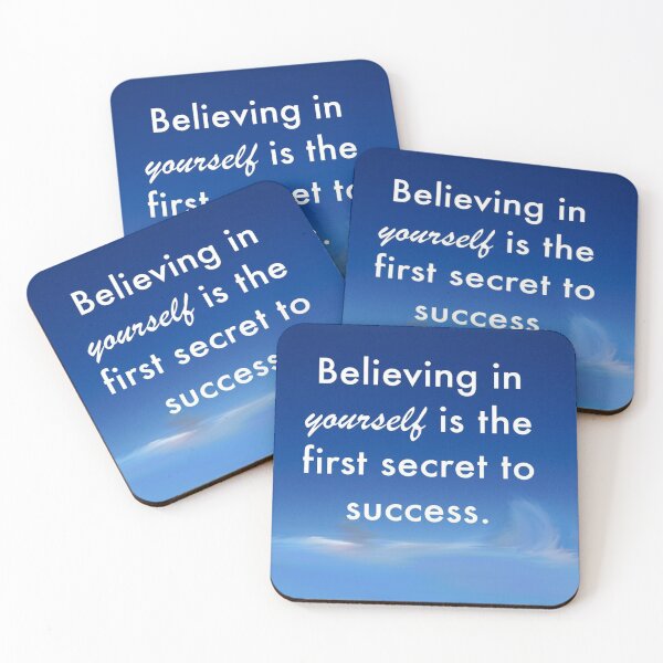 Item preview, Believing in Yourself is the First Secret to Success designed and sold by bujji4frinds.