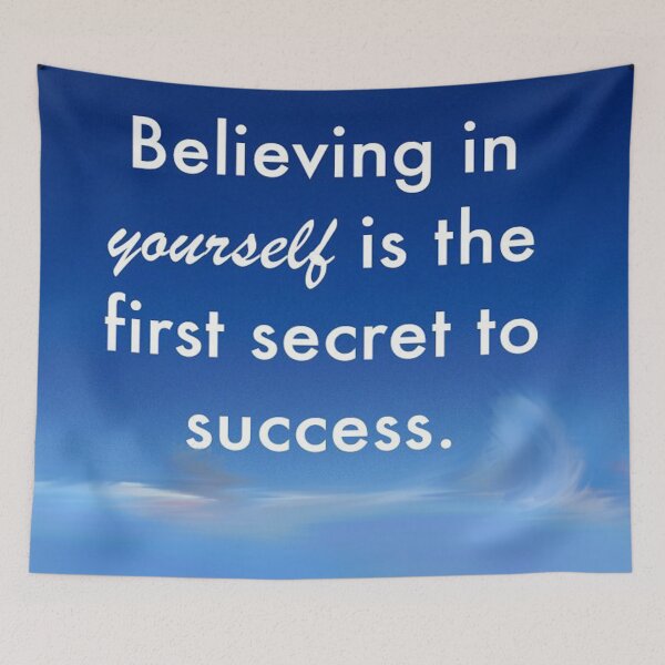 Item preview, Believing in Yourself is the First Secret to Success designed and sold by bujji4frinds.
