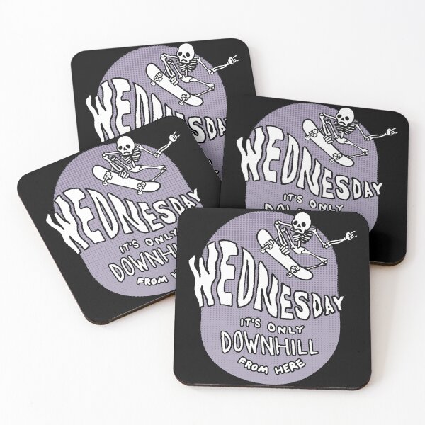 Item preview, Long Workweek - Wednesday: only downhill from here designed and sold by mindful iris.