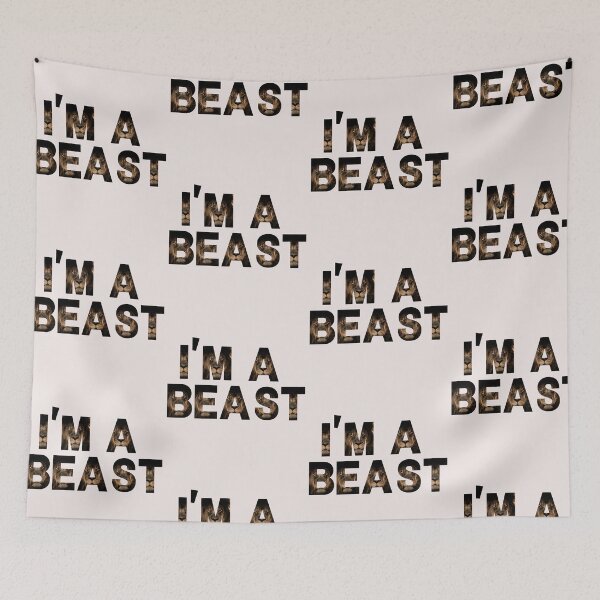 Item preview, I'm a beast | abs in progress | beast mode  designed and sold by ronaldsonou.