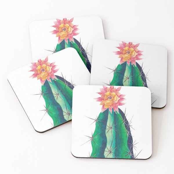 Item preview, Lonely cactus with flower designed and sold by ValerieKorb.