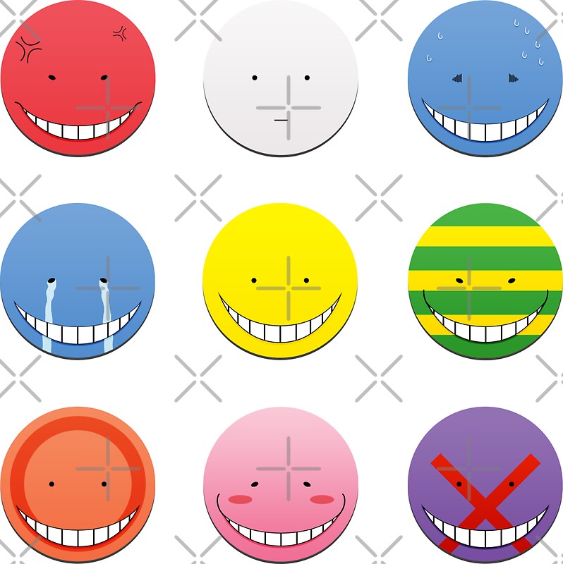 assassination classroom stickers redbubble