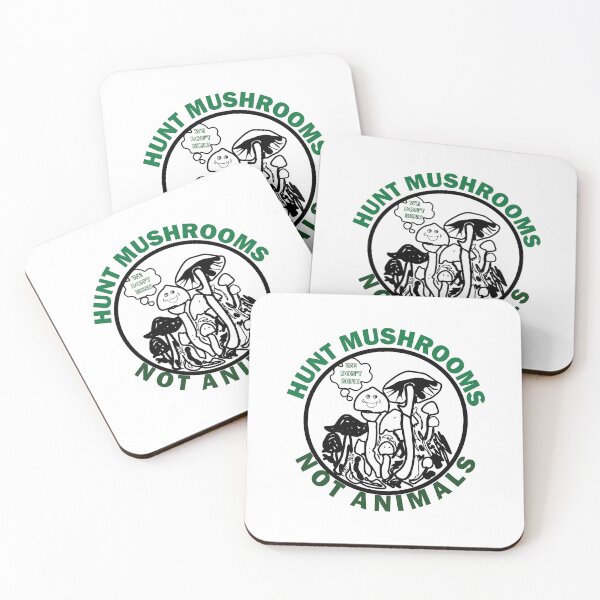 Item preview, Hunt Mushrooms Not Animals designed and sold by candacegang.