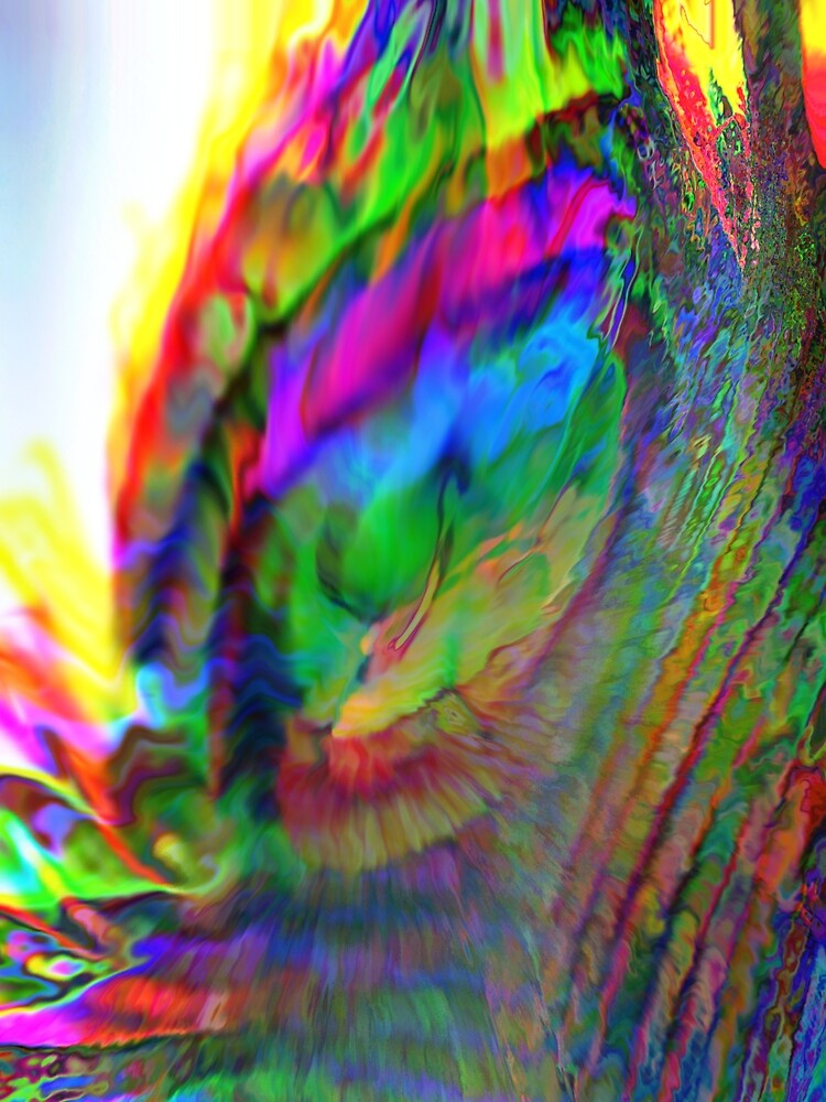 Abstract Peacock Feather by Risingphx