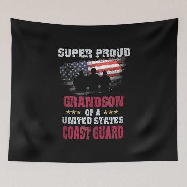 Item preview, Super Proud Grandson Of The U.S Coast Guard | Gift Idea  | Gift For Grandma | Gift For Grandpa | Gift For Son | Gift For Grandson designed and sold by LanPhan.