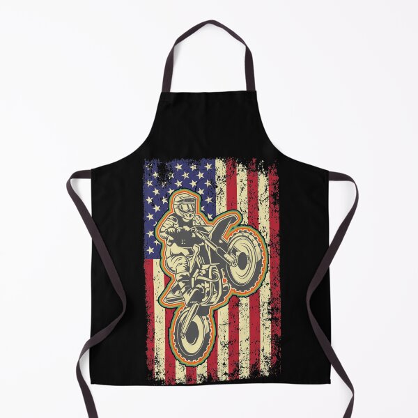 Item preview, Dirt Bike Motocross American Flag Biker 4th of July designed and sold by Hananiah Merch.