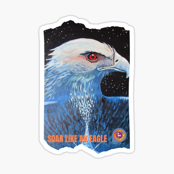 Soar like an eagle by Growing Tree Sticker