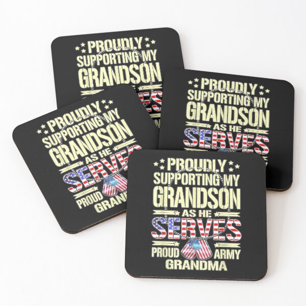 Item preview, Supporting My Grandson As He Serves | Proud Army Grandma | Gift Idea  | Gift For Grandma | Gift For Grandpa | Gift For Son | Gift For Grandson designed and sold by LanPhan.