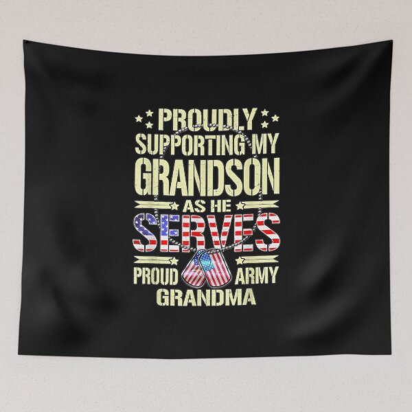 Item preview, Supporting My Grandson As He Serves | Proud Army Grandma | Gift Idea  | Gift For Grandma | Gift For Grandpa | Gift For Son | Gift For Grandson designed and sold by LanPhan.