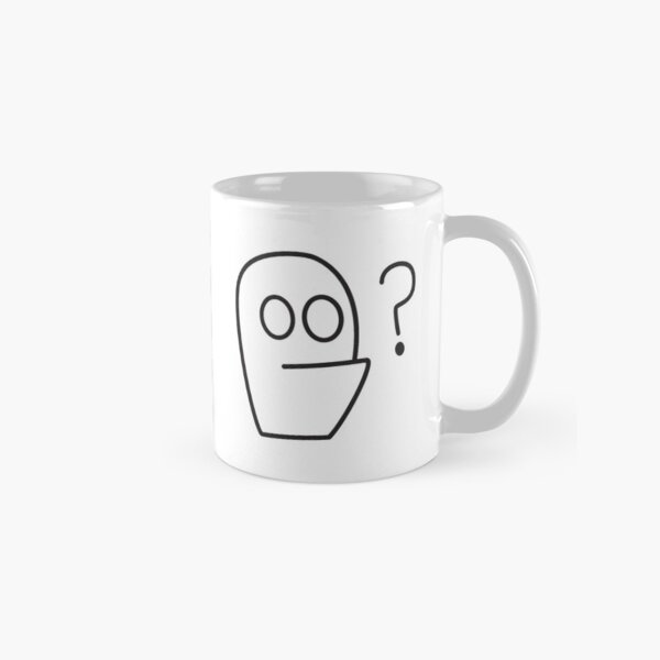 Kev Black Question Mark Classic Mug