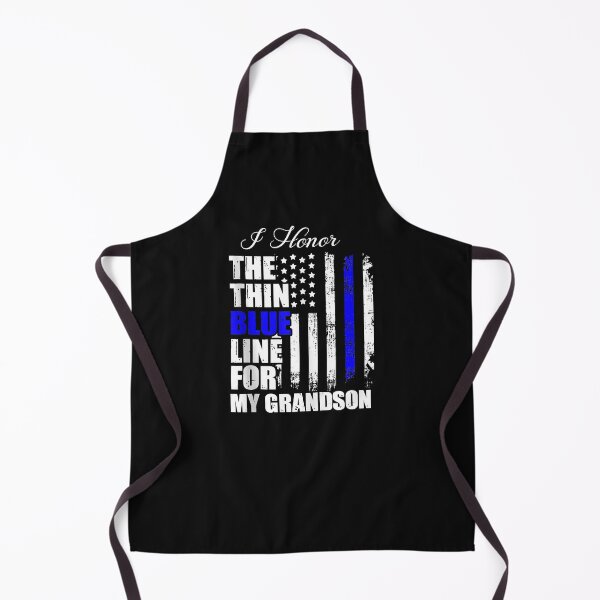 Item preview, Thin Blue Line | Police Flag Back For My Grandson | Gift Idea | Gift For Grandma | Gift For Grandpa | Gift For Son | Gift For Grandson designed and sold by LanPhan.