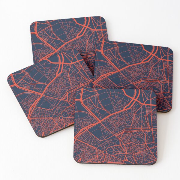 Item preview, Map of Paris, France designed and sold by Artisan-Gallery.