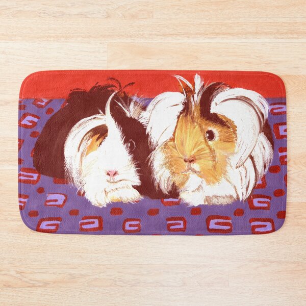 Aperçu de l'œuvre Cochon d'Inde : Moment précieux ~ Cavy ~ GRANDE CONCEPTION GRAPHIQUE ~ Pop Art ~ Peinture originale ~ LilyKoArt créée et vendue par Spinning Plates 360.