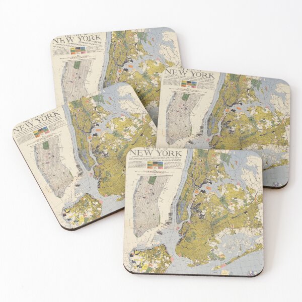Item preview, New York City Vintage Map designed and sold by Antiquated Art.