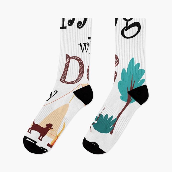 Item preview, Camping with my Dog is my Therapy,  designed and sold by NATUREZONE.