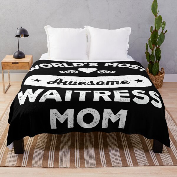 Item preview, World's most awesome waitress mom designed and sold by SidTastic .