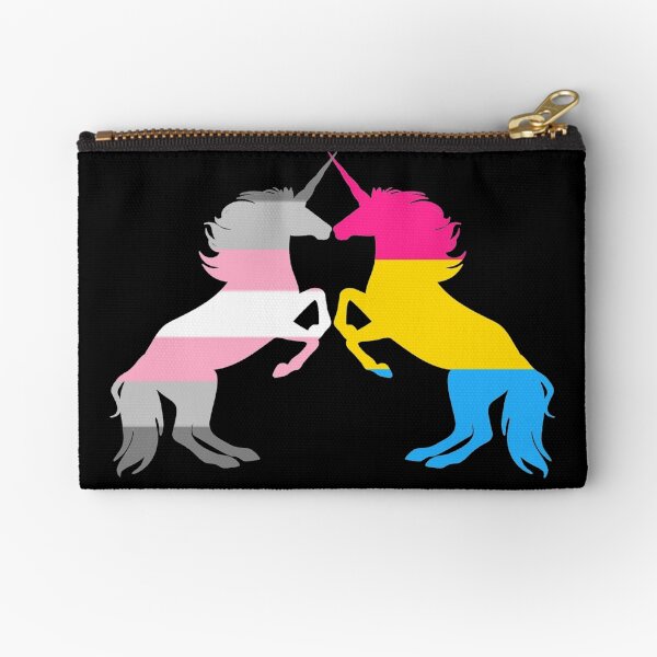 Pansexual Demigirl Pride Unicorns Zipper Pouch For Sale By