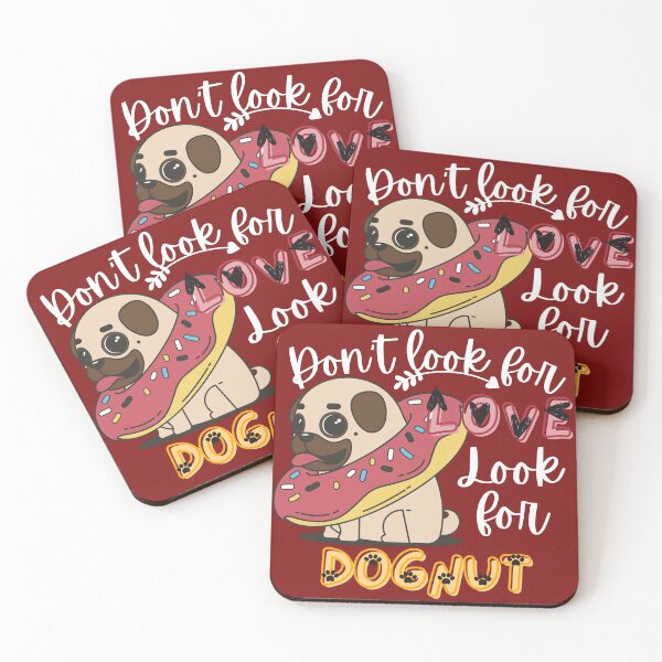 Item preview, Don't Look For Love Look For Donuts- Funny Food Quote designed and sold by Vibing-Right.