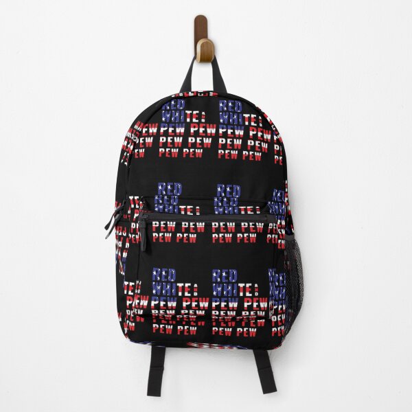Item preview, Red White and pew pew designed and sold by Feline Rockstars.