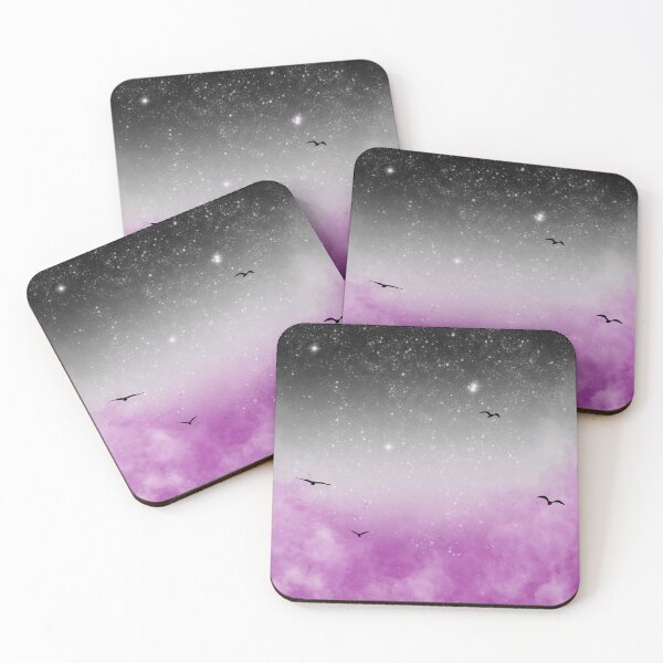 Item preview, Black and Purple Night Sky designed and sold by CasualTrashArt.