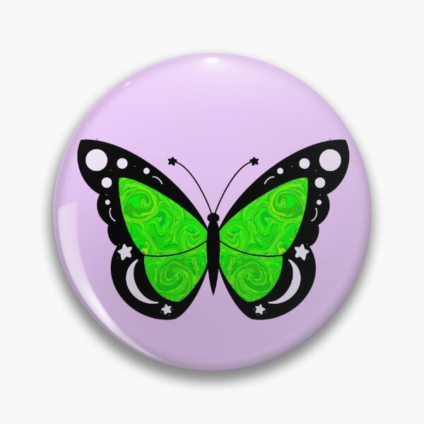 Item preview, Green Tie Dye Butterfly designed and sold by ohnozozo.