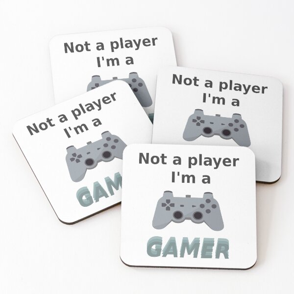 Item preview, im not a player im a gamer funny gaming quote saying for gamers designed and sold by mikrocosmox.